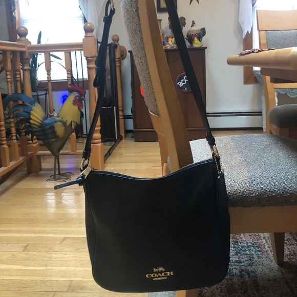 Coach Black Crossbody/Shoulder Purse Hangtag Included - Picture 12 of 13